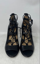 Load image into Gallery viewer, Coach Womens Kira Black Leather Open Toe Stiletto Strappy Heels Size 5 B
