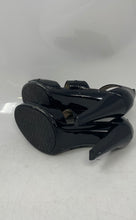 Load image into Gallery viewer, Michael Kors Womens Black Leather Open Toe Block Heel Strappy Sandals Size 5 M
