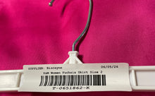 Load image into Gallery viewer, H&amp;M Womens Fuchsia Pink Shiny Satin Side-Zip Short Mini Skirt Size 2
