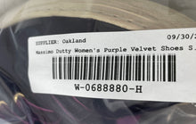 Load image into Gallery viewer, Massimo Dutti Womens Purple Velvet Lace-Up Low Top Sneakers Shoes Size EUR 38
