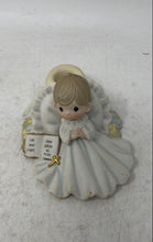 Load image into Gallery viewer, Precious Moments Angel In Thy Light Shall We See Light Porcelain Candle Holder
