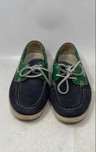 Load image into Gallery viewer, Cole Haan Mens C09193 Blue Green Camel Round Toe Lace-Up Boat Shoes Size 9M
