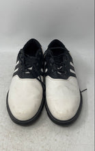 Load image into Gallery viewer, Adidas Mens Z Traxion White Black Leather Round Toe Lace-Up Golf Shoes Size 9.5
