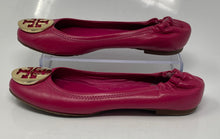 Load image into Gallery viewer, Authentic Tory Burch Womens Reva Pink Leather Slip-On Ballet Flats Sz 5.5M Worn
