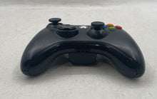 Load image into Gallery viewer, Microsoft Xbox 360 Black Wireless Video Game Controller Model 1403 Untested
