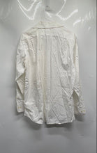 Load image into Gallery viewer, Lacoste Mens White Cotton Long Sleeve Pockets Collared Dress Shirt Size 42
