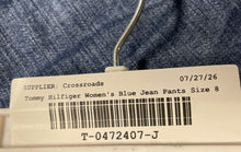 Load image into Gallery viewer, Tommy Hilfiger Womens Blue Denim Dark Wash Mid-Rise Skinny Jeans Pants Size 8
