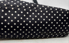 Load image into Gallery viewer, Kate Spade New York Womens Black Polka Dot Shoulder Strap Baby Diaper Purse
