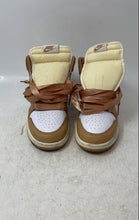 Load image into Gallery viewer, Nike Girls Air Jordan 1 Retro High OG FN6621-201 White Beige Sneaker Shoes Sz 3Y
