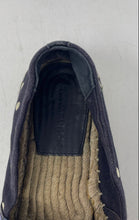Load image into Gallery viewer, Authentic Tory Burch Womens Blue Polka Dot Print Espadrille Shoes Size 6.5M Worn
