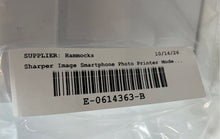 Load image into Gallery viewer, Sharper Image Model 207579-01 White Thermal Smartphone Photo Printer Untested
