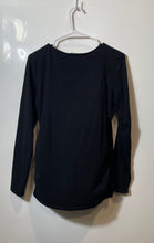 Load image into Gallery viewer, Michael Kors Womens Black Long Sleeve Surplice Neck Wrap Blouse Top Size P/L
