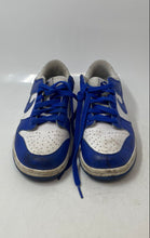 Load image into Gallery viewer, Nike Kids Dunk Low White Blue Leather Lace-Up Low Top Sneaker Shoes Size 5.5Y
