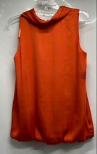 Load image into Gallery viewer, Michael Kors Womens Orange Sleeveless Cowl Neck Pullover Blouse Top Size M
