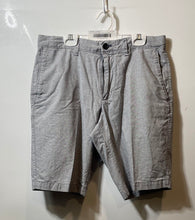 Load image into Gallery viewer, Banana Republic Mens Blue Cotton Flat Front Slash Pocket Chino Shorts Size 30
