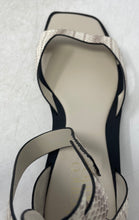 Load image into Gallery viewer, Franco Sarto Womens Elisa White Animal Print Ankle Strap Sandals Size 9.5 M
