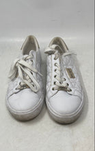 Load image into Gallery viewer, Nine West Womens Lerisa White Gold Lace-Up Low Top Sneaker Shoes Size 8M
