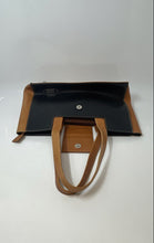 Load image into Gallery viewer, ASR Collection Womens Black Brown Double Handle Shoulder Handbag
