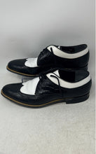Load image into Gallery viewer, Stacy Adams Mens Dayton Black White Leather Oxford Dress Shoes Size 9.5D
