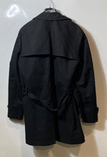 Load image into Gallery viewer, Asos Design Womens Black Long Sleeve Belted Double-Breasted Trench Coat Size M
