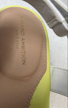Load image into Gallery viewer, Grand Ambition Cole Haan Womens Ayer Yellow White Platform Sandals Size 8
