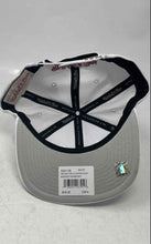 Load image into Gallery viewer, Mitchell &amp; Ness Mens White Red Miami Heat Adjustable Snapback Cap
