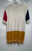 Load image into Gallery viewer, Zara Mens Multicolor Colorblock Short Sleeve Crew Neck Regular Fit T-Shirt Sz M
