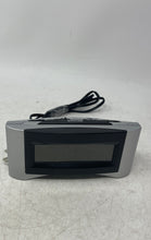 Load image into Gallery viewer, Equity Silver Plastic Battery-Operated Snooze Digital Alarm Clock Not Tested
