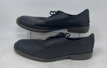 Load image into Gallery viewer, Jonsen Milan Mens Black Leather Round Toe Lace-Up Oxford Dress Shoes Size 9.5
