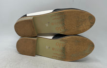 Load image into Gallery viewer, Vintage Galo Regalo Womens Black White Round Toe Slip-On Loafer Shoes Size EU 39
