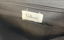 Load image into Gallery viewer, Valenti Womens Black Inner Pockets Flap Shoulder Crossbody Handbag
