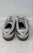 Load image into Gallery viewer, Puma Womens 9-T White Black Leather Lace-Up Low Top Sneaker Shoes Size 8
