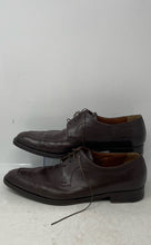 Load image into Gallery viewer, A. Testoni Mens Brown Leather Lace-Up Formal Oxford Dress Shoes Size 11
