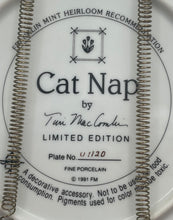 Load image into Gallery viewer, Franklin Mint Cat Nap Turi Mac Comlee Limited Edition 1991 Porcelain Plate

