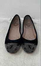 Load image into Gallery viewer, Vince Camuto Womens Black Suede Glitter Slip-On Round Toe Ballet Flat Size 7M
