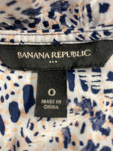 Load image into Gallery viewer, Banana Republic Womens Multicolor Printed 3/4 Sleeve Tunic Dress Size XS
