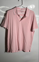 Load image into Gallery viewer, Calvin Klein Mens Pink Short Sleeve Stretch Regular Fit Polo Shirt Size L
