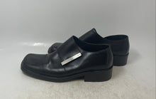 Load image into Gallery viewer, Todd Welsh Mens Black Square Toe Monk Strap Dress Shoes Size 10.5
