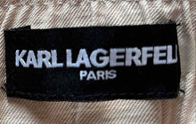 Load image into Gallery viewer, Karl Lagerfeld Paris Womens Beige Flat Front Straight Leg Ankle Pants No Size
