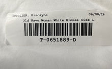 Load image into Gallery viewer, Old Navy Womens White Square Neck Sleeveless Bodysuit Top Size Large Tall
