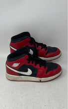 Load image into Gallery viewer, Nike Boys Air Jordan 1 Mid DQ8423-061 Red Black Athletic Sneaker Shoes Size 6Y
