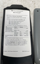 Load image into Gallery viewer, Texas Instruments BA II Plus Professional Financial Calculator Not Tested

