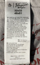 Load image into Gallery viewer, Original Penguin By Munsingwear Mens Gray Button Front Straight Leg Jeans 32X32
