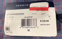 Load image into Gallery viewer, Tommy Hilfiger Mens Blue Pink Sleeveless Button-Front Vest Size Medium With Tag
