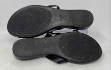 Load image into Gallery viewer, Italian Shoemakers Womens Black Open Toe Slip-On Slide Sandal Size 9
