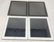 Load image into Gallery viewer, Lot Of 4 Pcs Assorted Apple iPad Model A1458 Gray Tablet Not Tested For Parts
