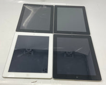 Load image into Gallery viewer, Lot Of 4 Pcs Apple iPad 2 Model A1395 Silver iOS Tablets Not Tested For Parts
