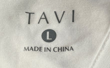 Load image into Gallery viewer, Tavi Womens White Pink Barre Is My Therapy Active Tie Back Tank Top Size L W/Tag
