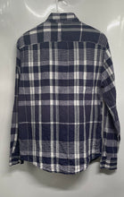 Load image into Gallery viewer, Banana Republic Mens Blue White Plaid Long Sleeve Slim Fit Button-Up Shirt Sz S
