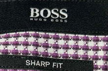 Load image into Gallery viewer, Hugo Boss Mens Purple Cotton Long Sleeve Sharp Fit Collared Dress Shirt Size 17
